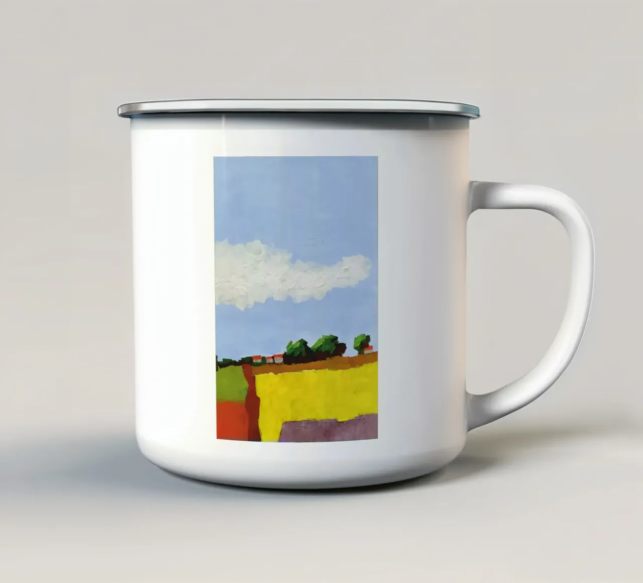 Abstrkte Landschaft 1 tazza in smalto da Martin Ahrens