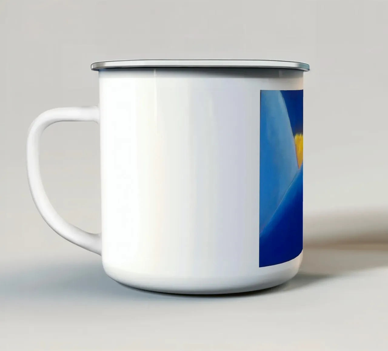 In fiore tazza in smalto da Martin Ahrens