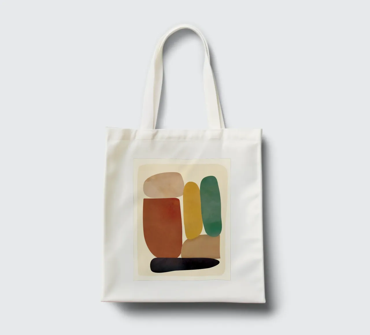 Abstract Minimal Shapes borsa in juta da Flow Line