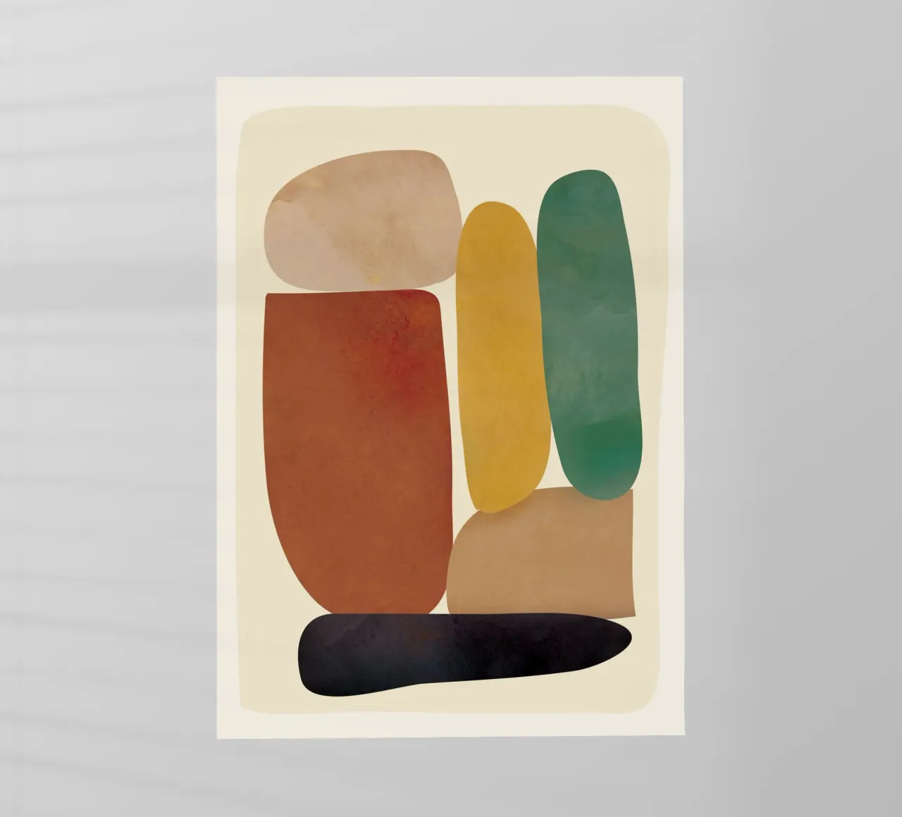 Abstract Minimal Shapes pellicola backlit da Flow Line