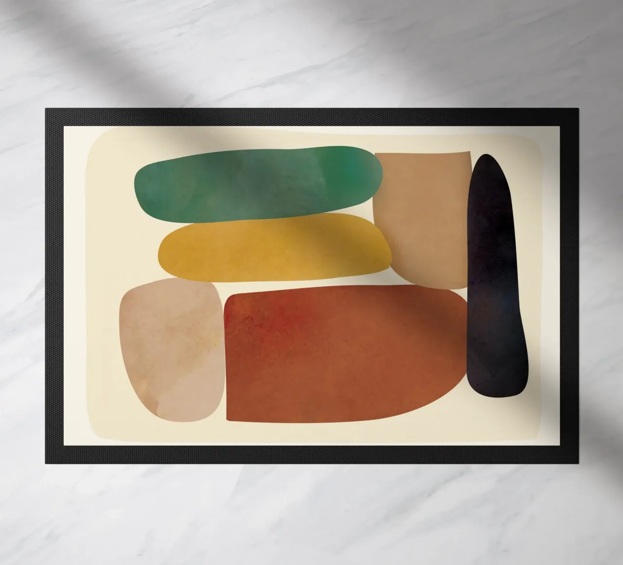 Abstract Minimal Shapes deurmat van Flow Line