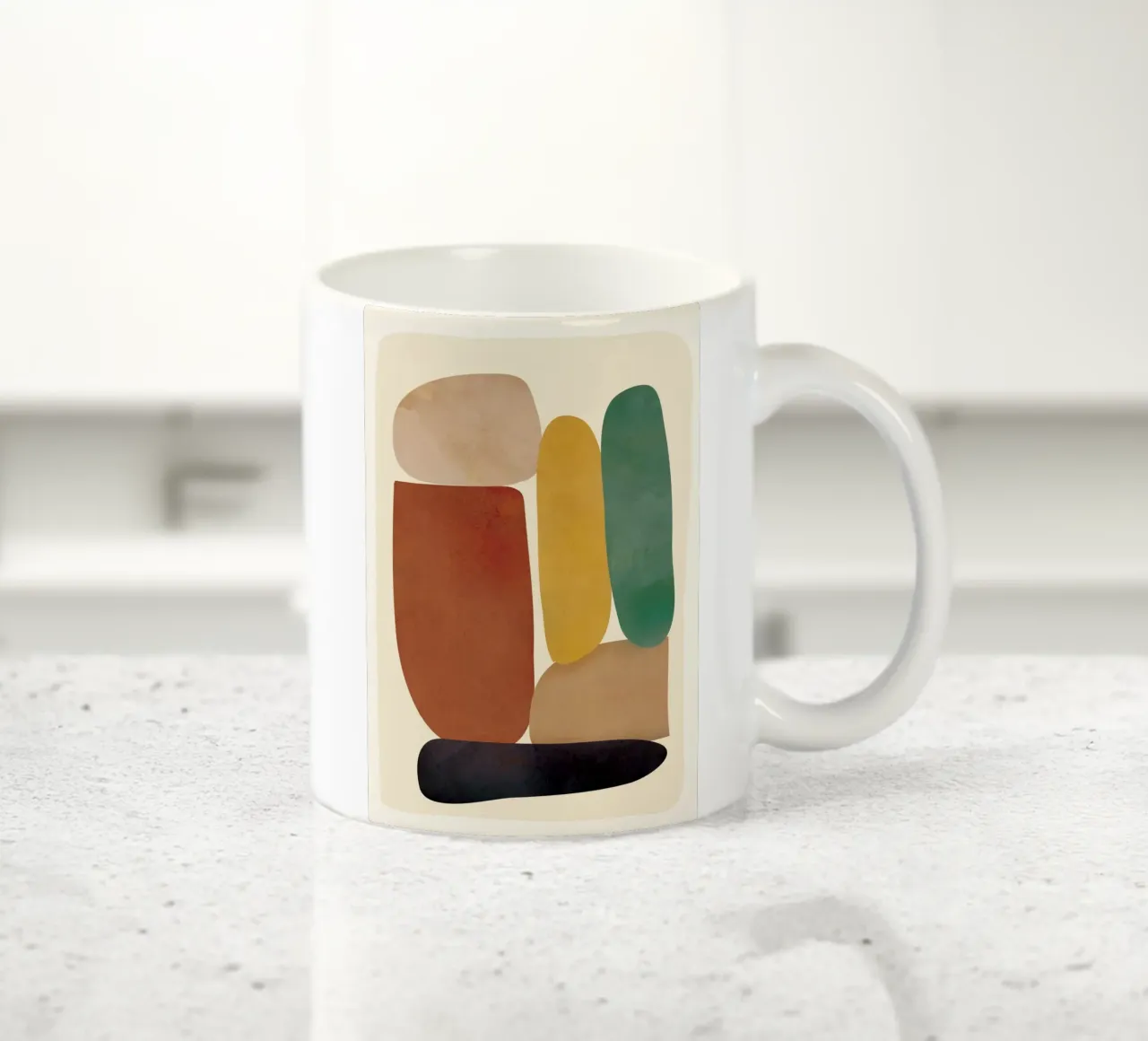 Abstract Minimal Shapes tazza in ceramica da Flow Line