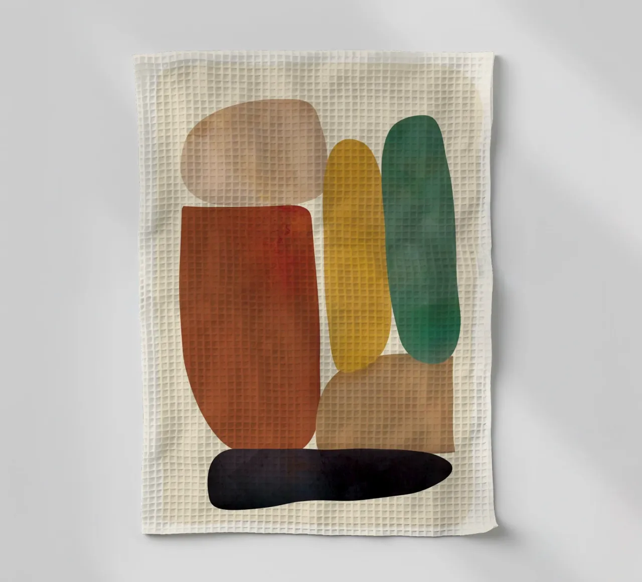 Abstract Minimal Shapes canovaccio da cucina da Flow Line