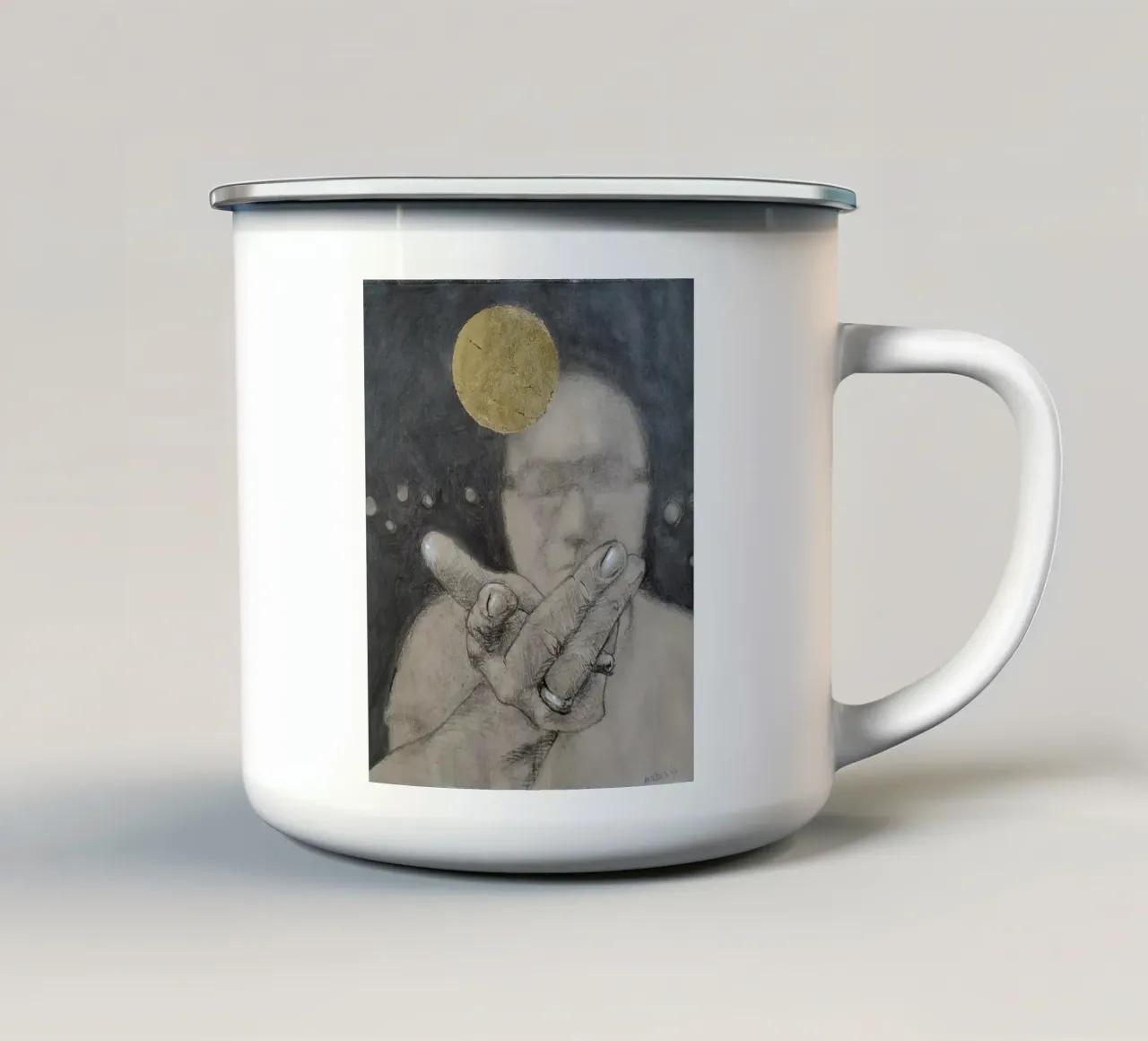 Sfocato tazza in smalto da Martin Ahrens