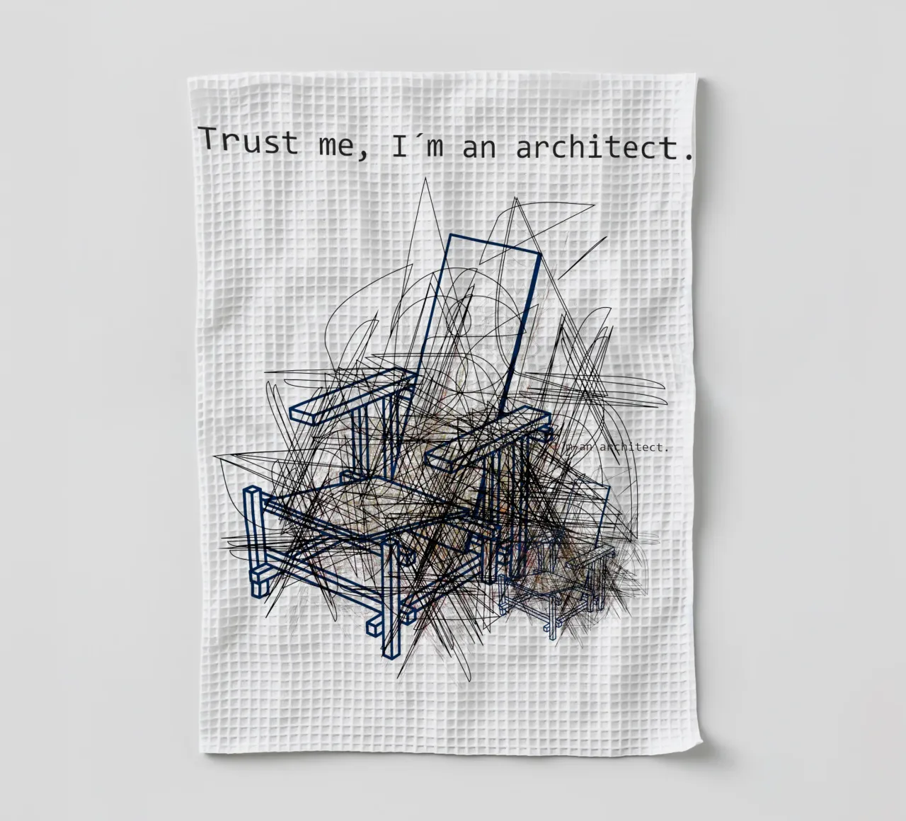 Jeux d'architecture 1 torchon de Martin Ahrens
