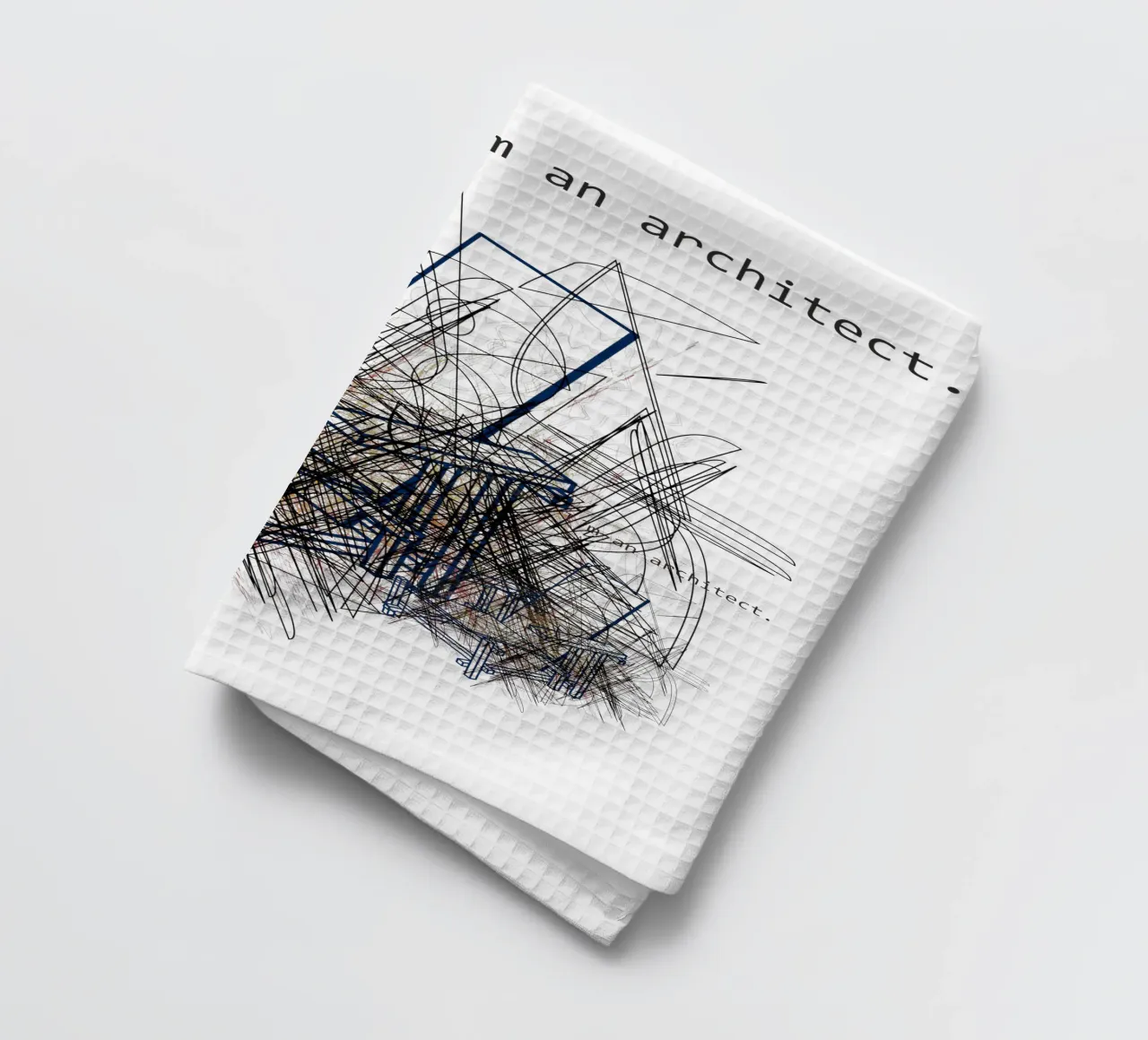 Jeux d'architecture 1 torchon de Martin Ahrens