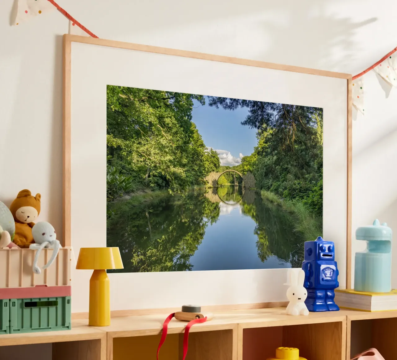 Rakotzbrücke poster con telaio in plastica da Reisefotografie - Bilder aus aller Welt