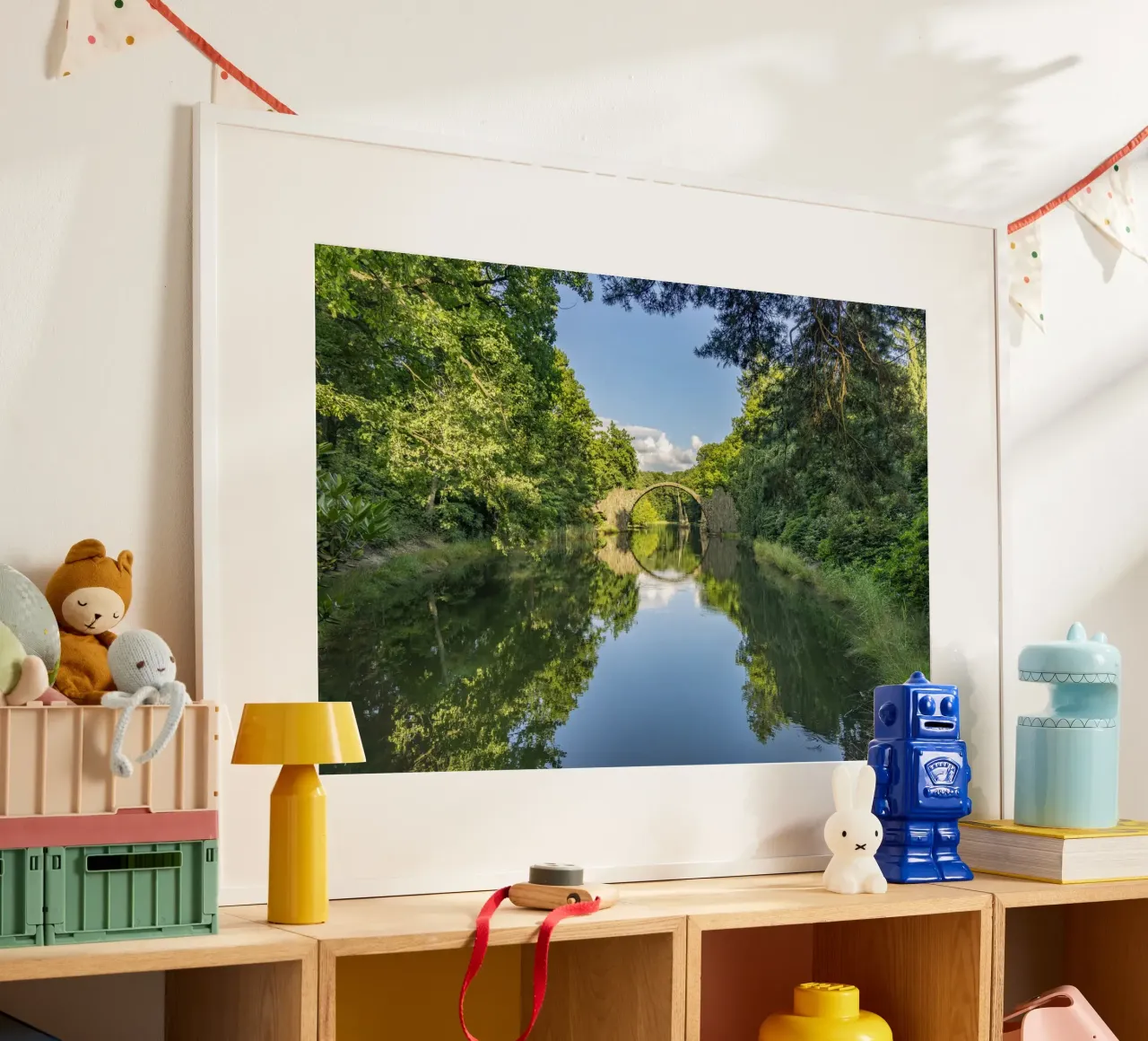 Rakotzbrücke poster con telaio in plastica da Reisefotografie - Bilder aus aller Welt