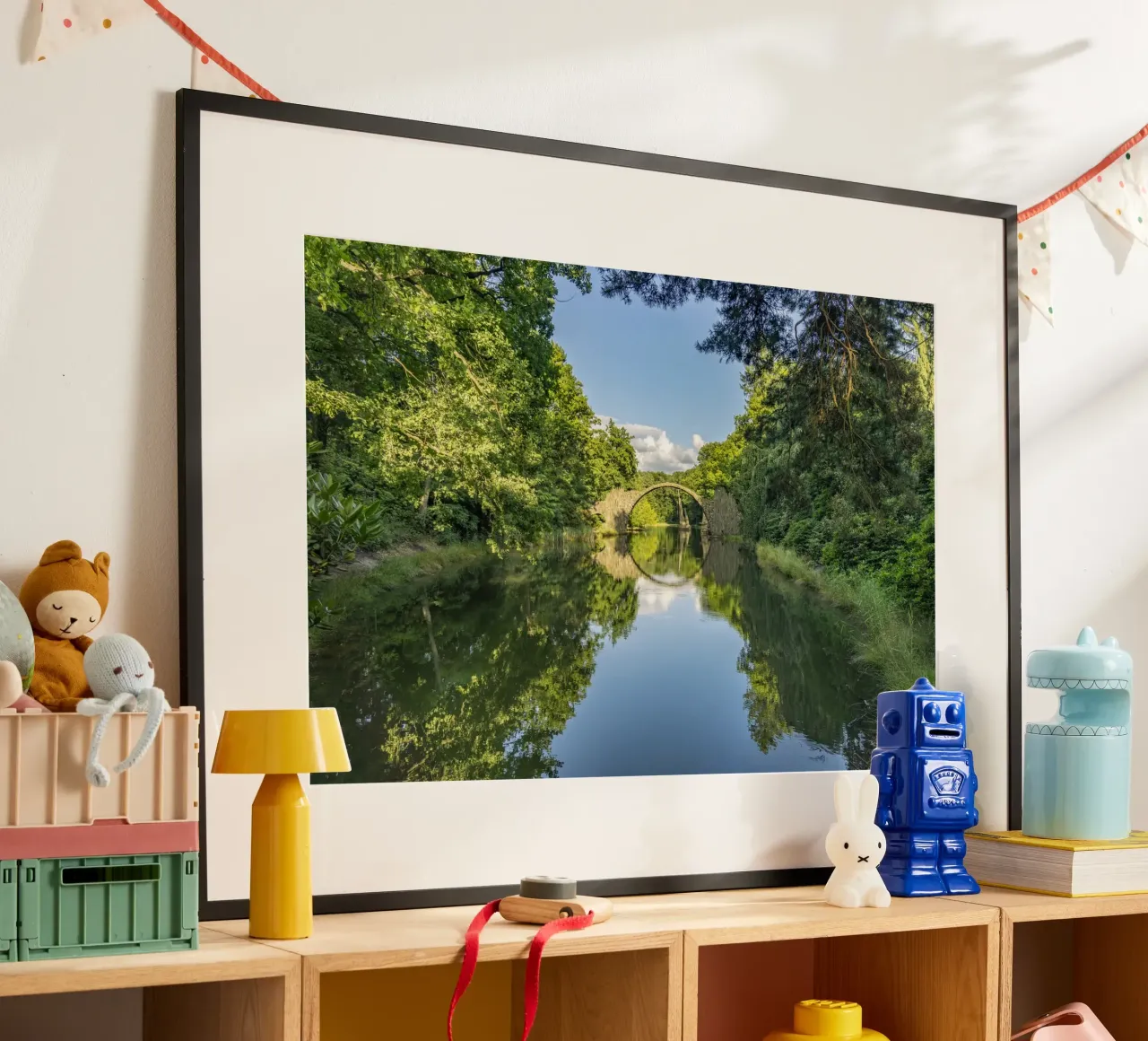 Rakotzbrücke poster con telaio in plastica da Reisefotografie - Bilder aus aller Welt