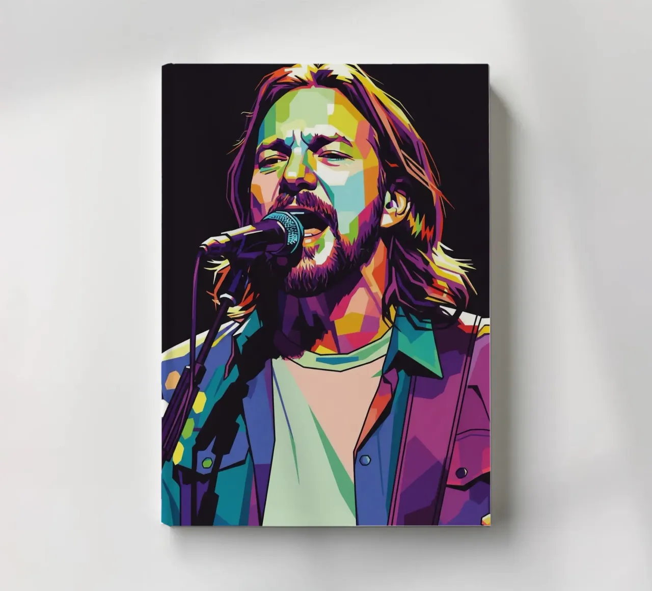 Eddie Vedder art #3 notebook by Hantamrata