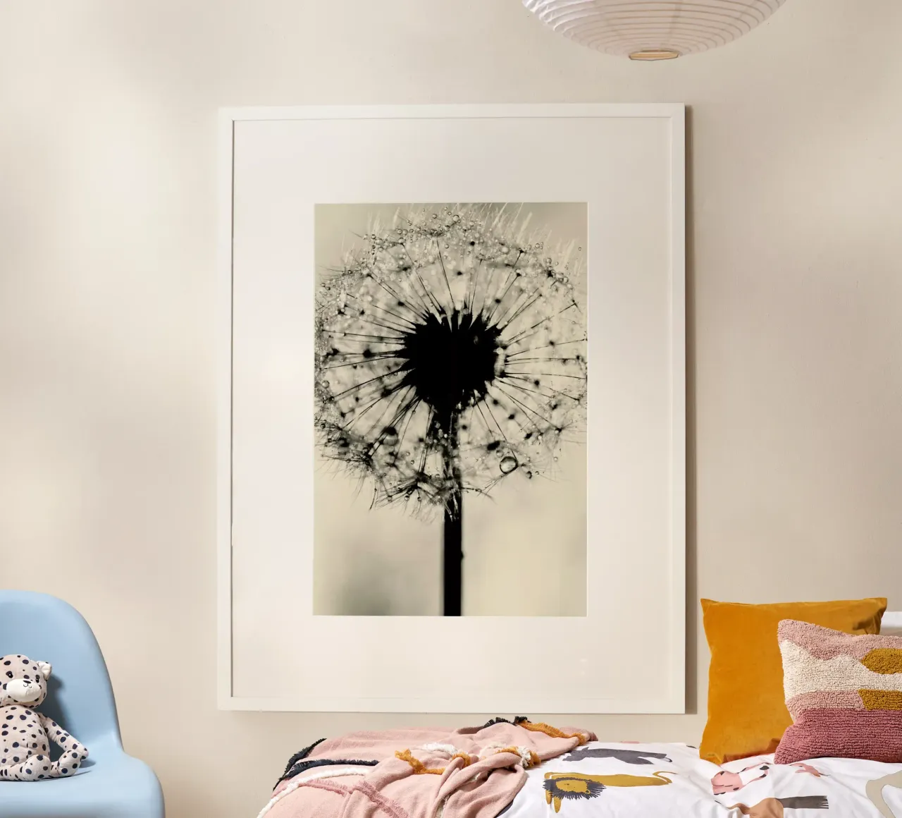 hope poster con telaio in legno da Ingrid Beddoes