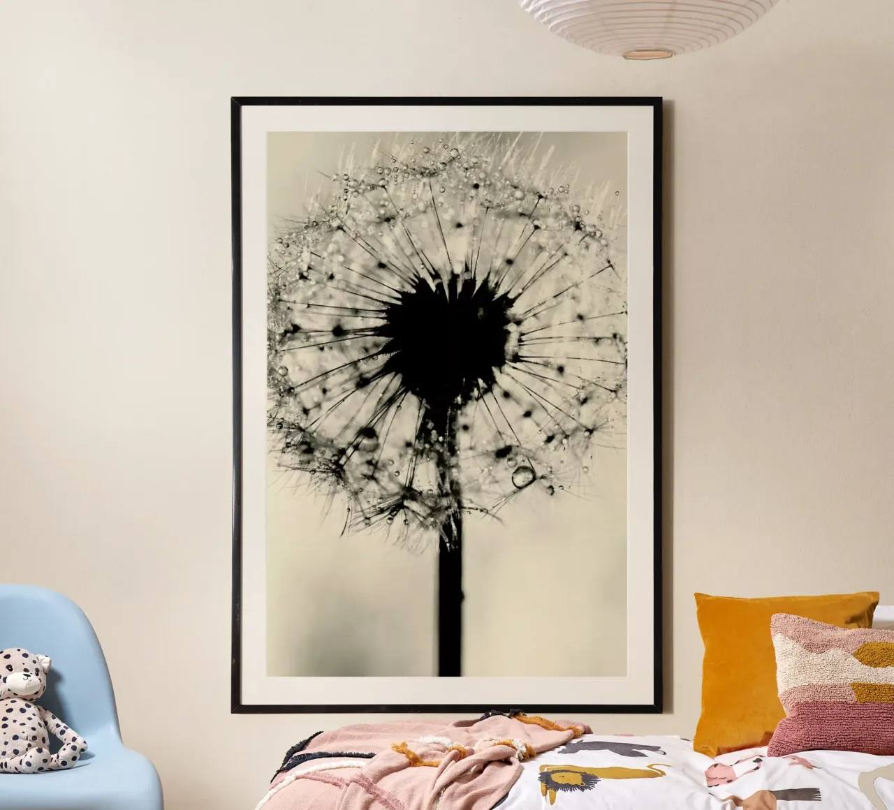 hope poster con telaio in legno da Ingrid Beddoes