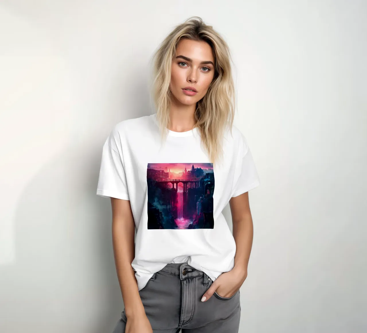 Tramonto viola t-shirt da Motivate-Today