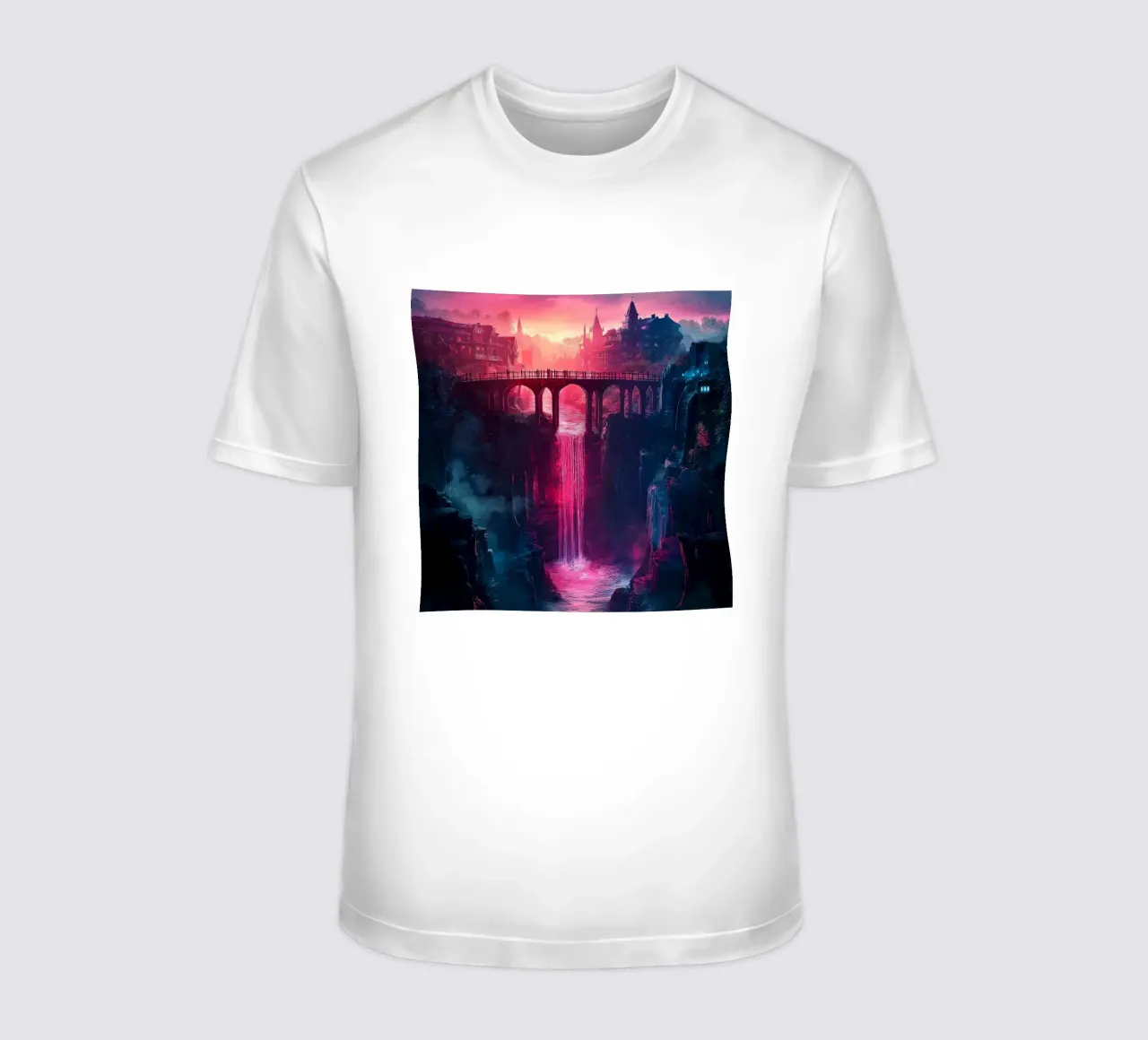 Tramonto viola t-shirt da Motivate-Today