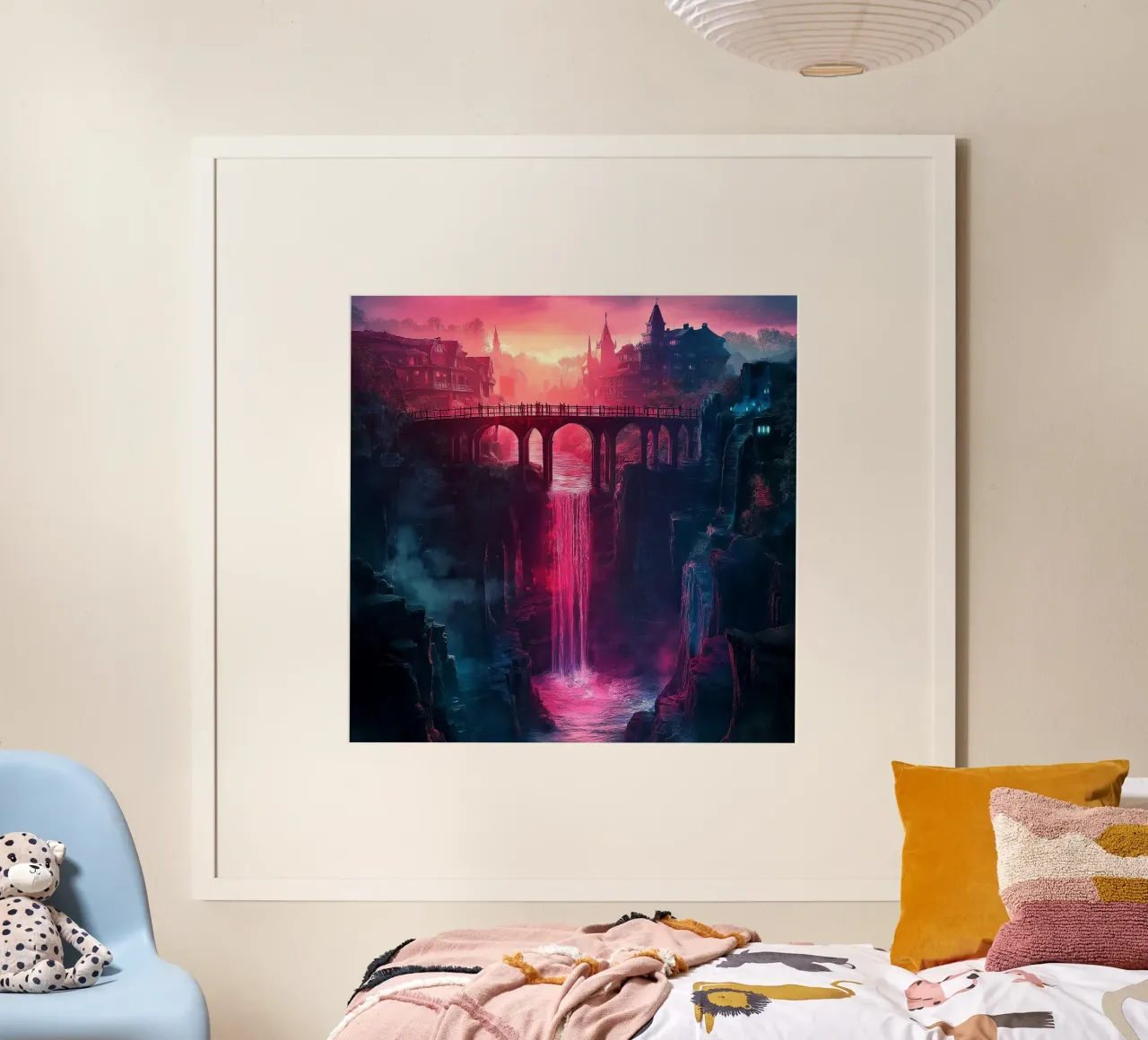 Tramonto viola poster da Motivate-Today