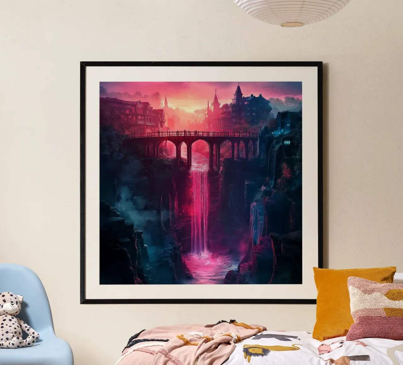 Tramonto viola poster da Motivate-Today