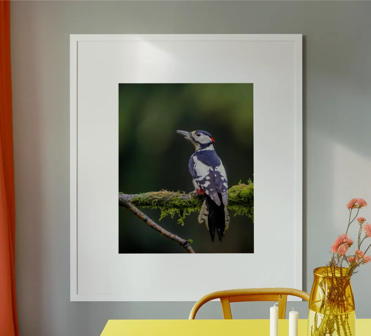 Picchio nella foresta poster da Tom's Wildlife