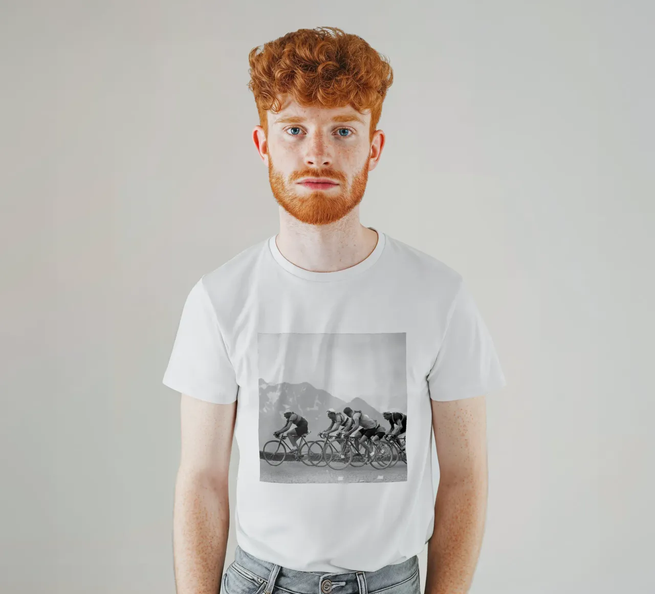 Gara Peleton 1950 Vecchio Bw t-shirt da SPECIAL SHOP GENTHO UK