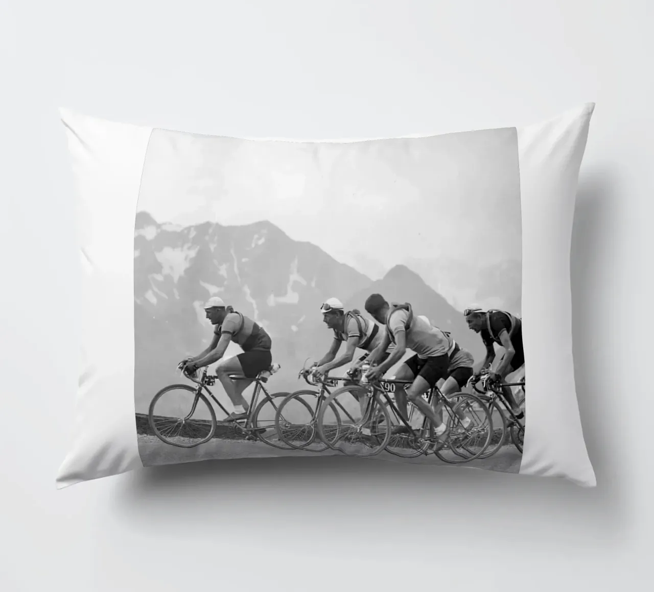 Gara Peleton 1950 Vecchio Bw cuscino da SPECIAL SHOP GENTHO UK