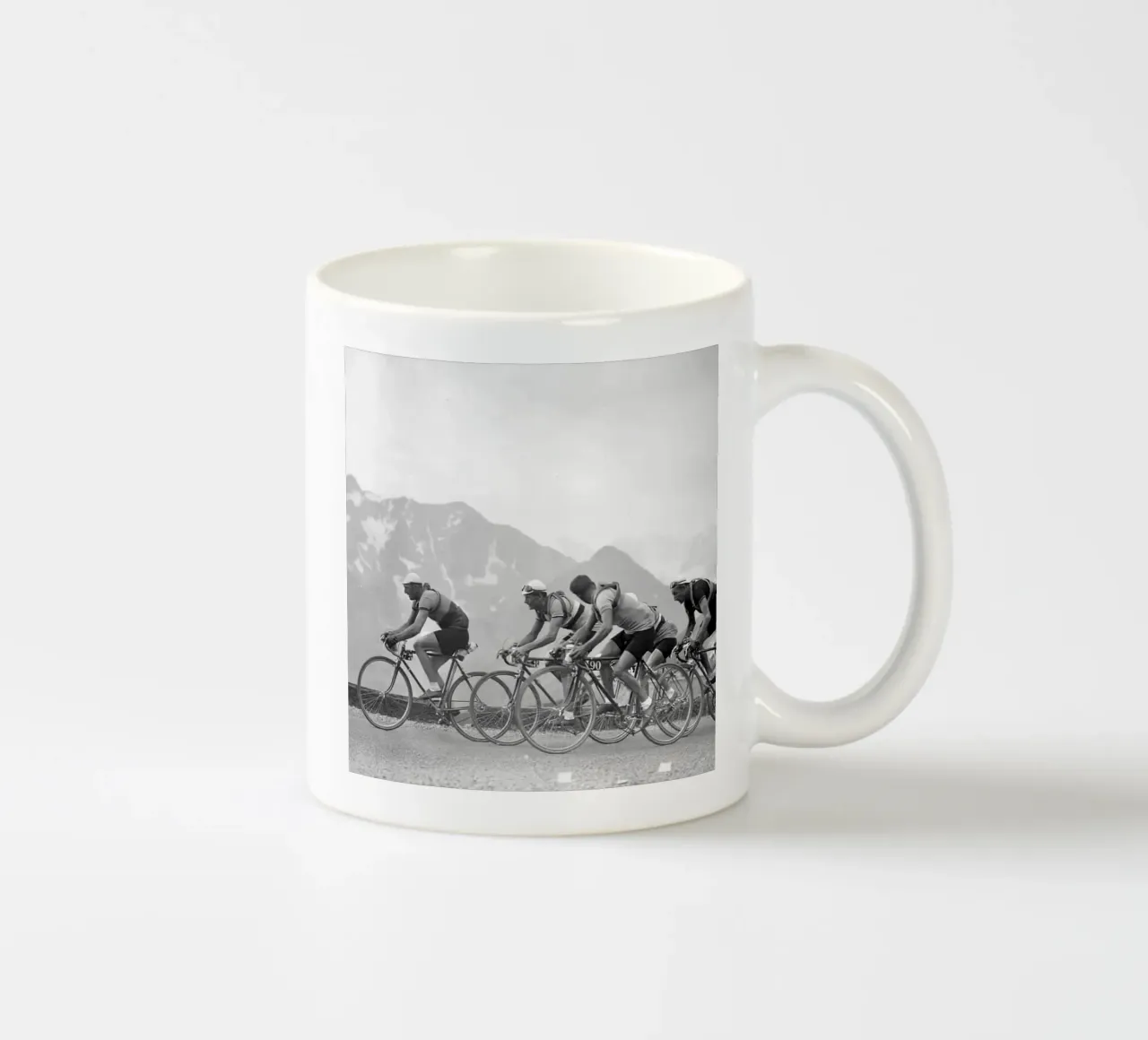 Gara Peleton 1950 Vecchio Bw tazza in ceramica da SPECIAL SHOP GENTHO UK
