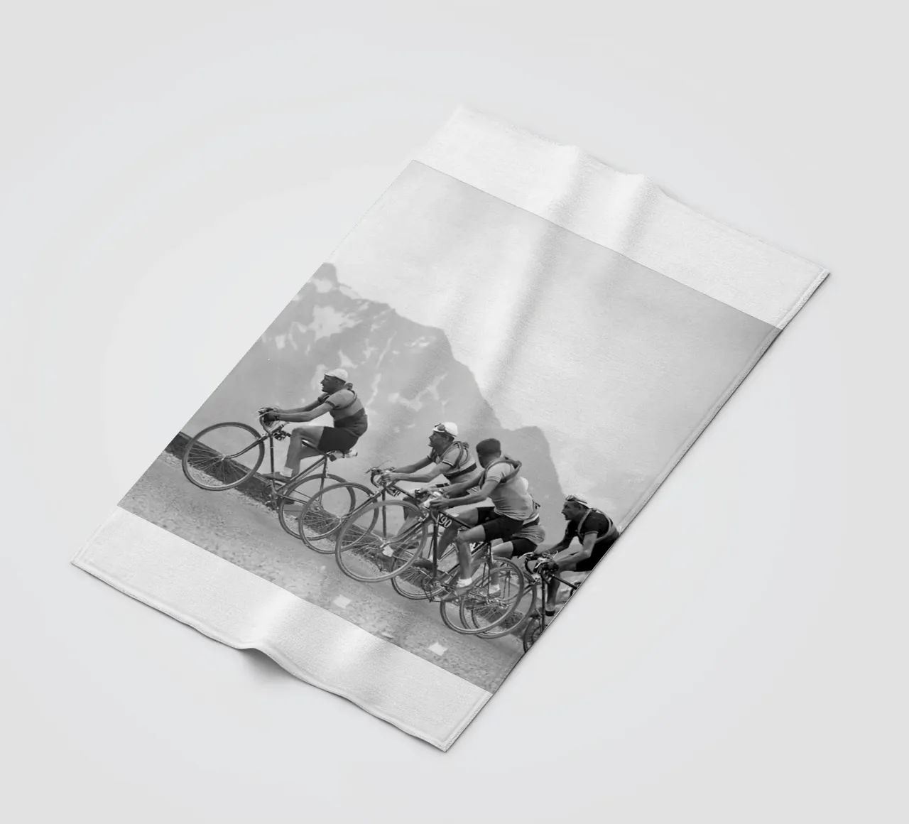 Gara Peleton 1950 Vecchio Bw coperta in pile da SPECIAL SHOP GENTHO UK