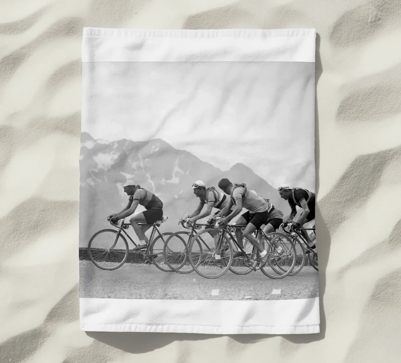 Gara Peleton 1950 Vecchio Bw telo mare da SPECIAL SHOP GENTHO UK