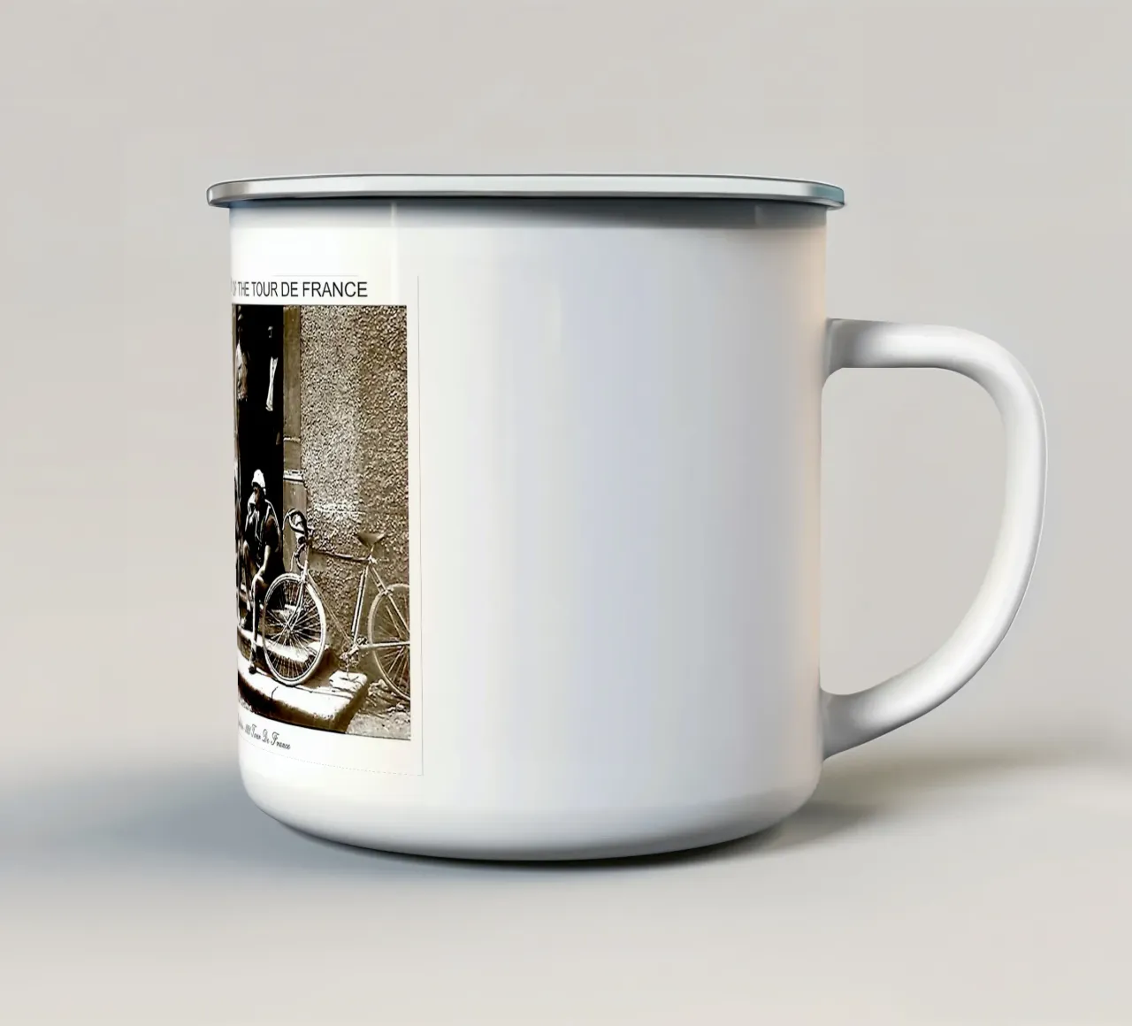 Pit Stop Race Vintage tazza in smalto da SPECIAL SHOP GENTHO UK
