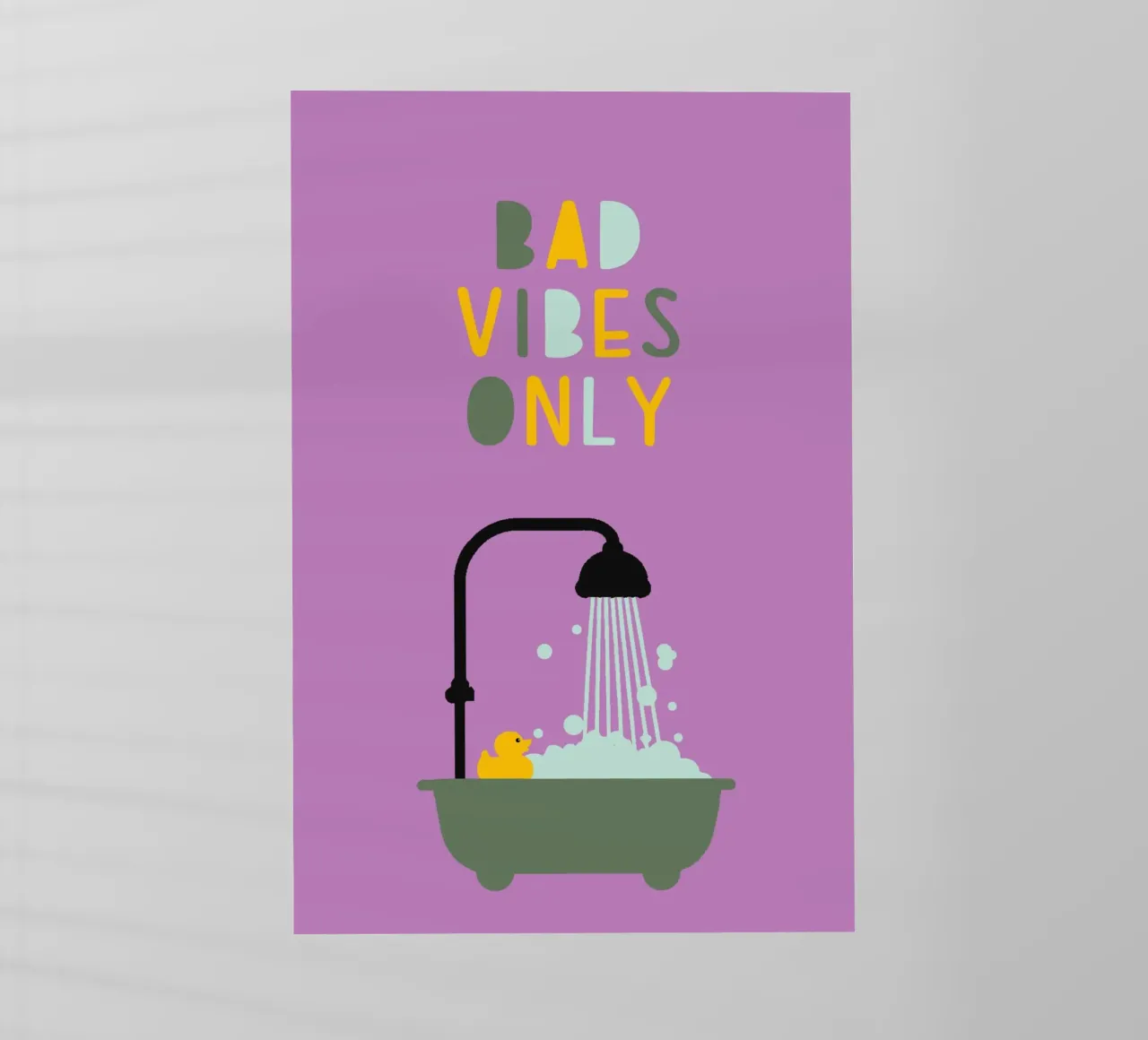 Bad vibes only pellicola backlit da maramirage