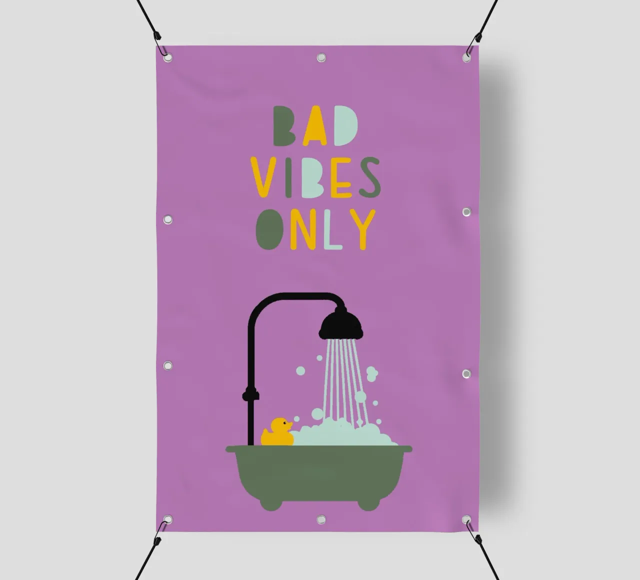 Bad vibes only telo in pvc da maramirage