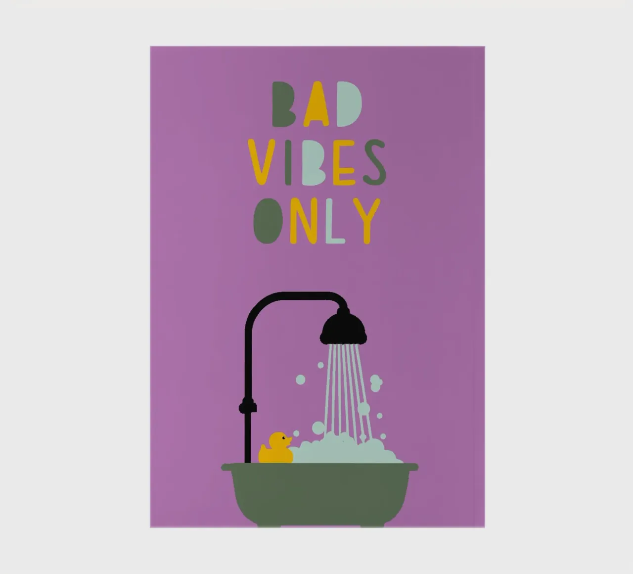 Bad vibes only notebook by maramirage