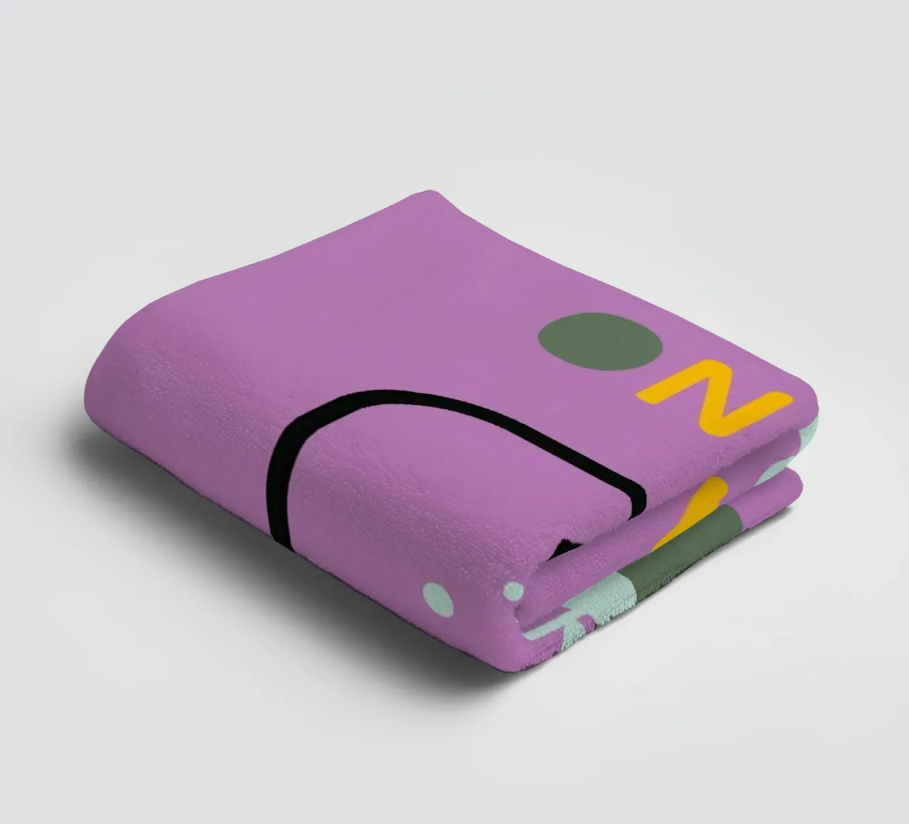 Bad vibes only towel by maramirage