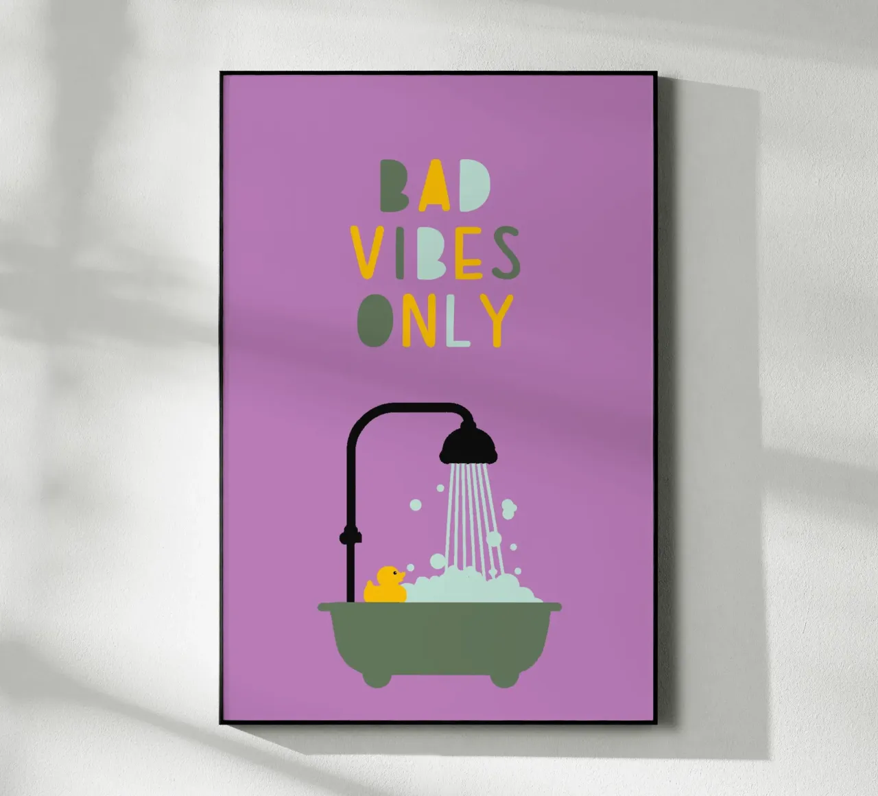 Bad vibes only metacrilato de maramirage