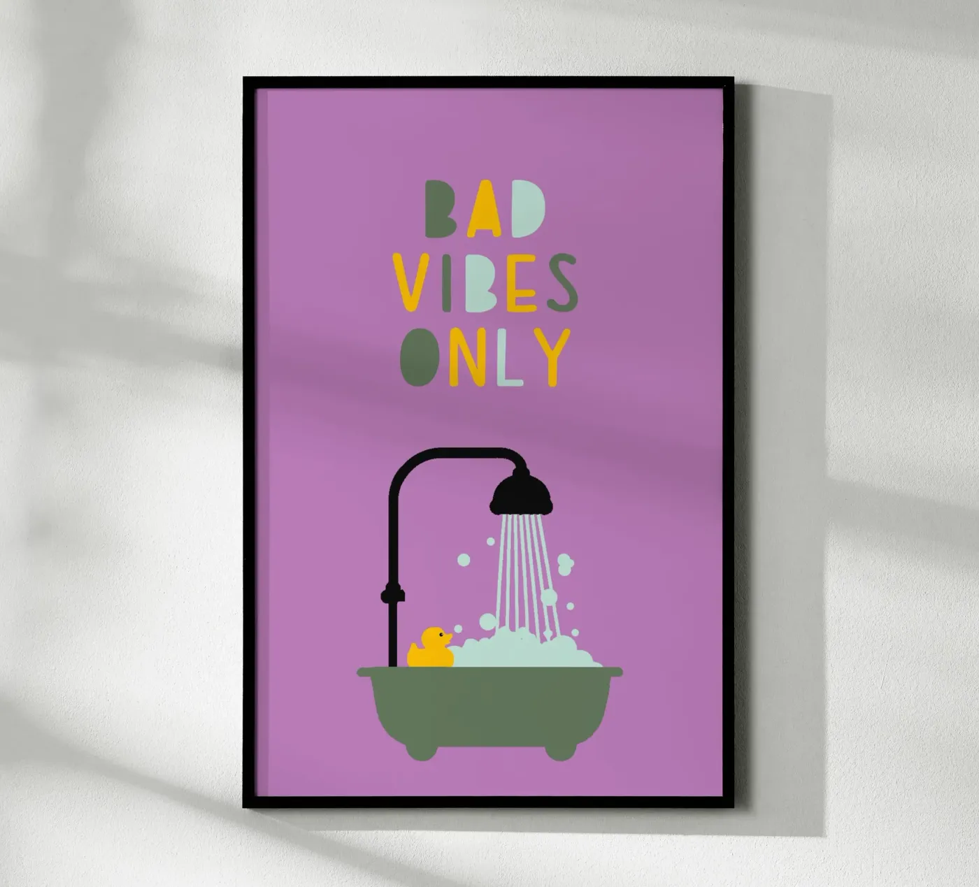 Bad vibes only poster da maramirage