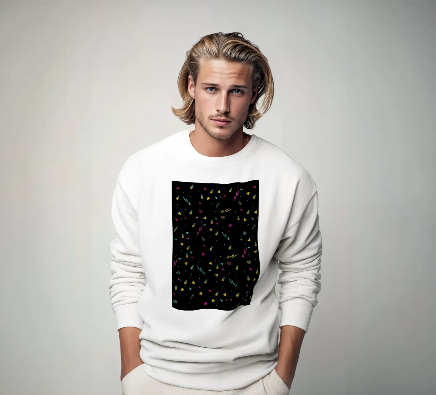 Magic Pineapple sweatshirt by Róbert Farkas