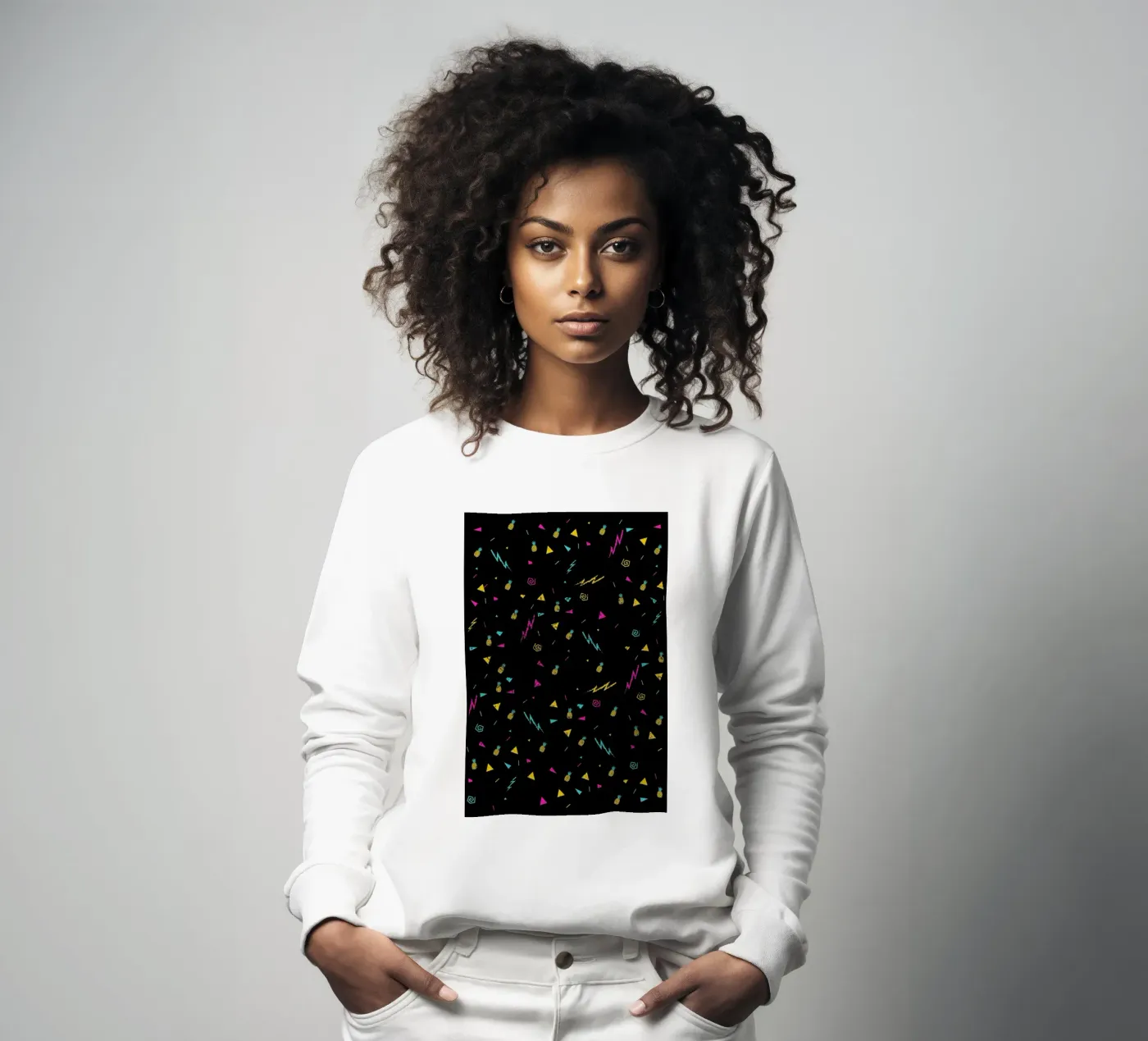 Magic Pineapple sweatshirt by Róbert Farkas