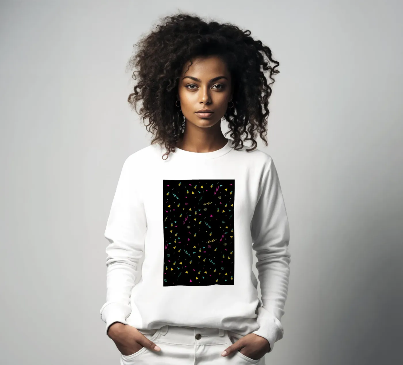Magic Pineapple sweatshirt by Róbert Farkas