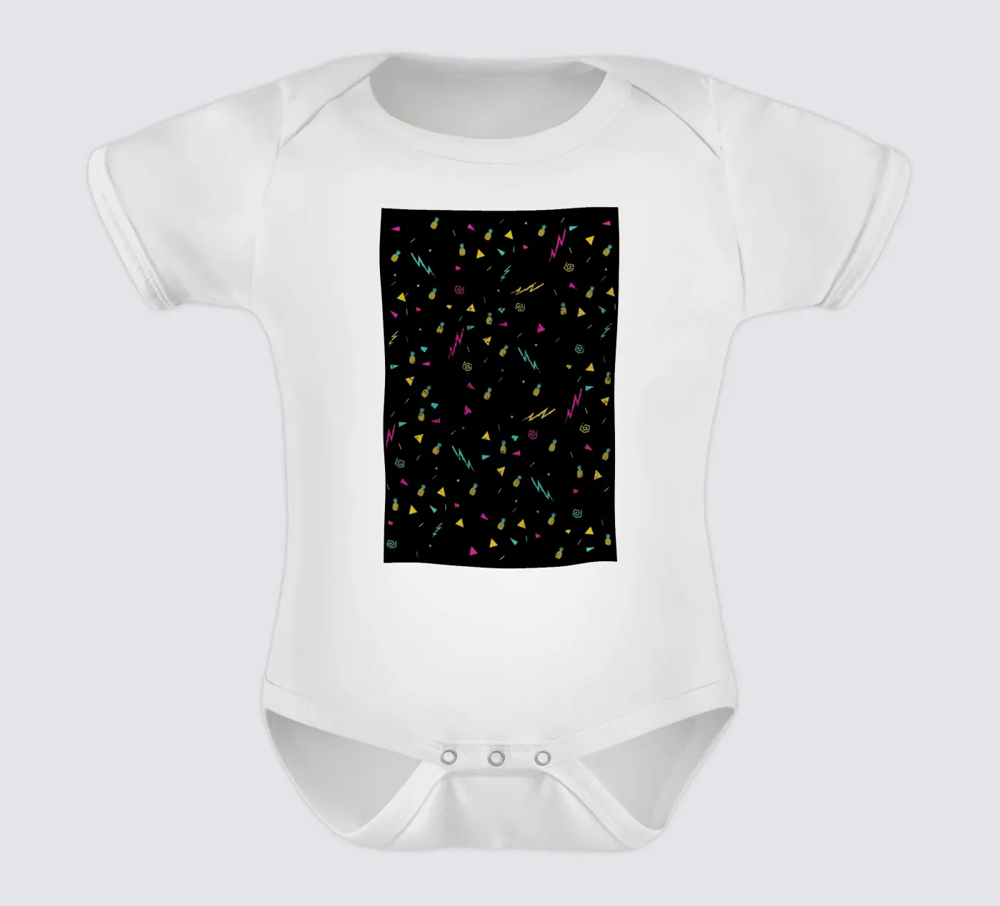 Magic Pineapple Kurzarm Babybody von Róbert Farkas