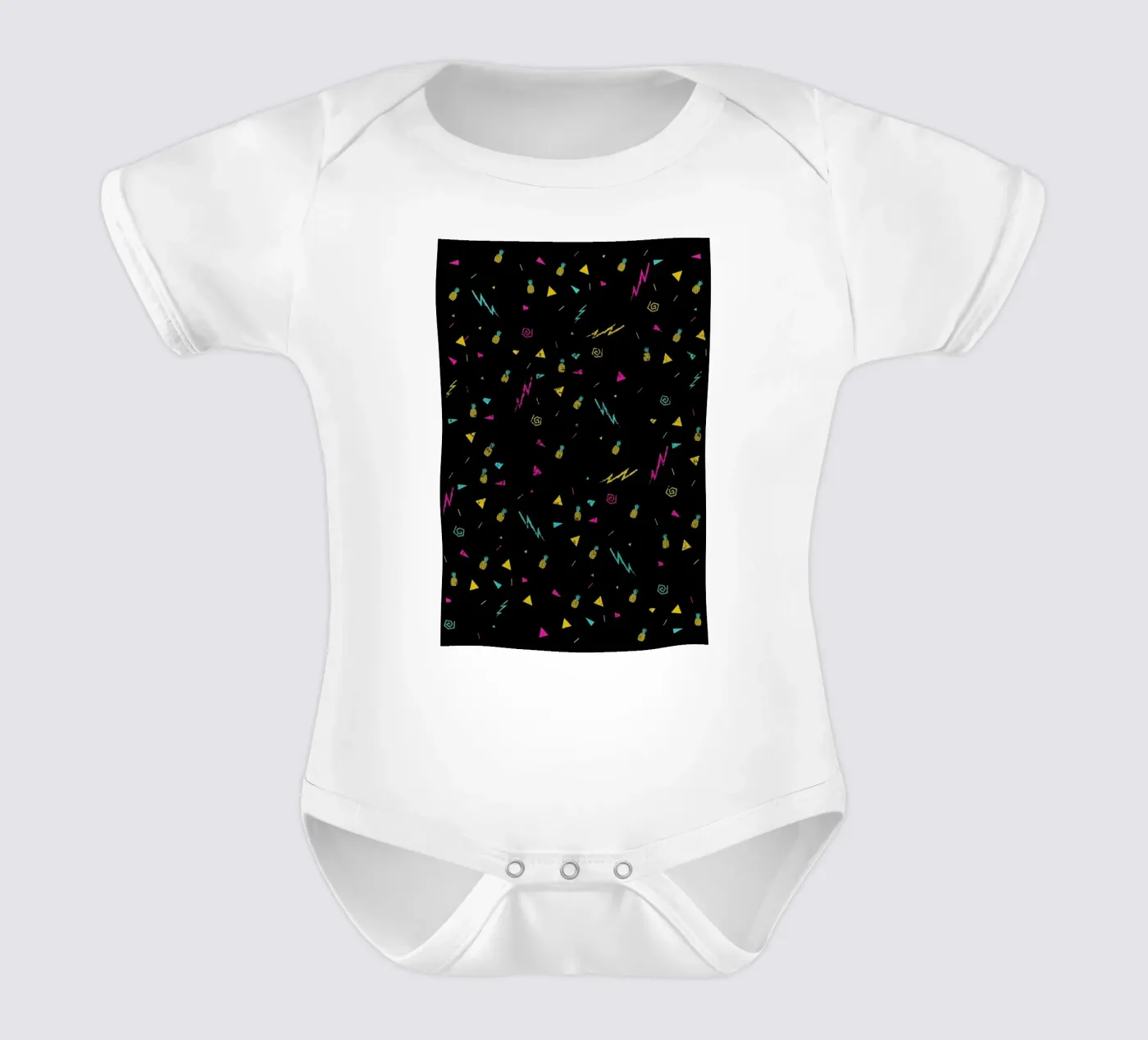 Magic Pineapple Kurzarm Babybody von Róbert Farkas
