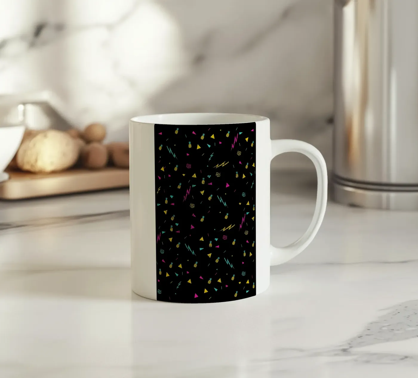 Magic Pineapple ceramic mug by Róbert Farkas