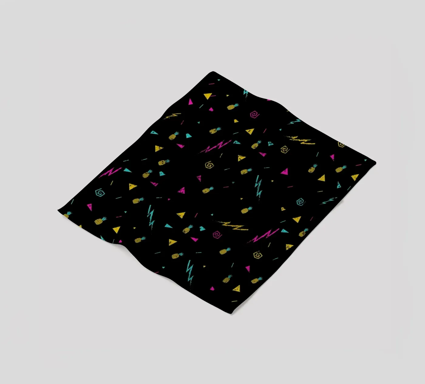 Magic Pineapple plaid polaire de Róbert Farkas