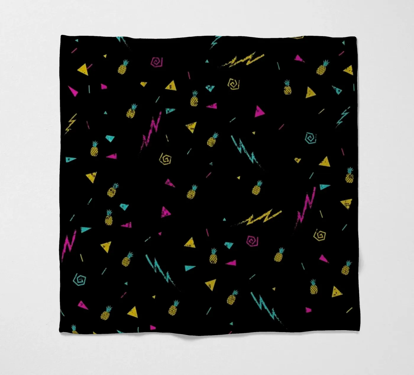 Magic Pineapple fleece blanket by Róbert Farkas