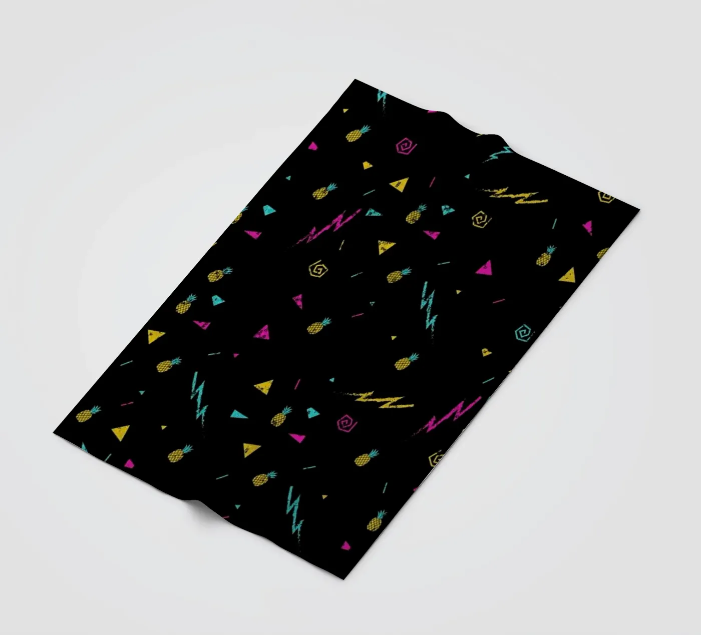Magic Pineapple fleece blanket by Róbert Farkas