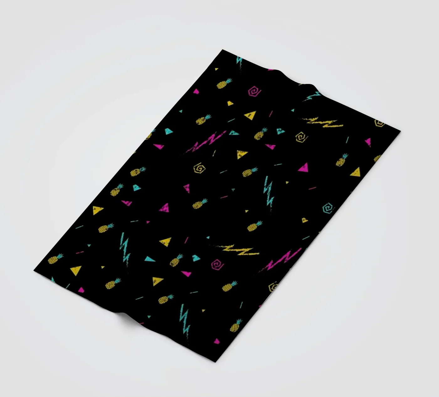 Magic Pineapple plaid polaire de Róbert Farkas