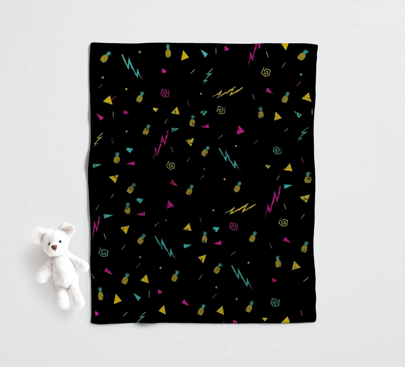 Magic Pineapple plaid polaire de Róbert Farkas