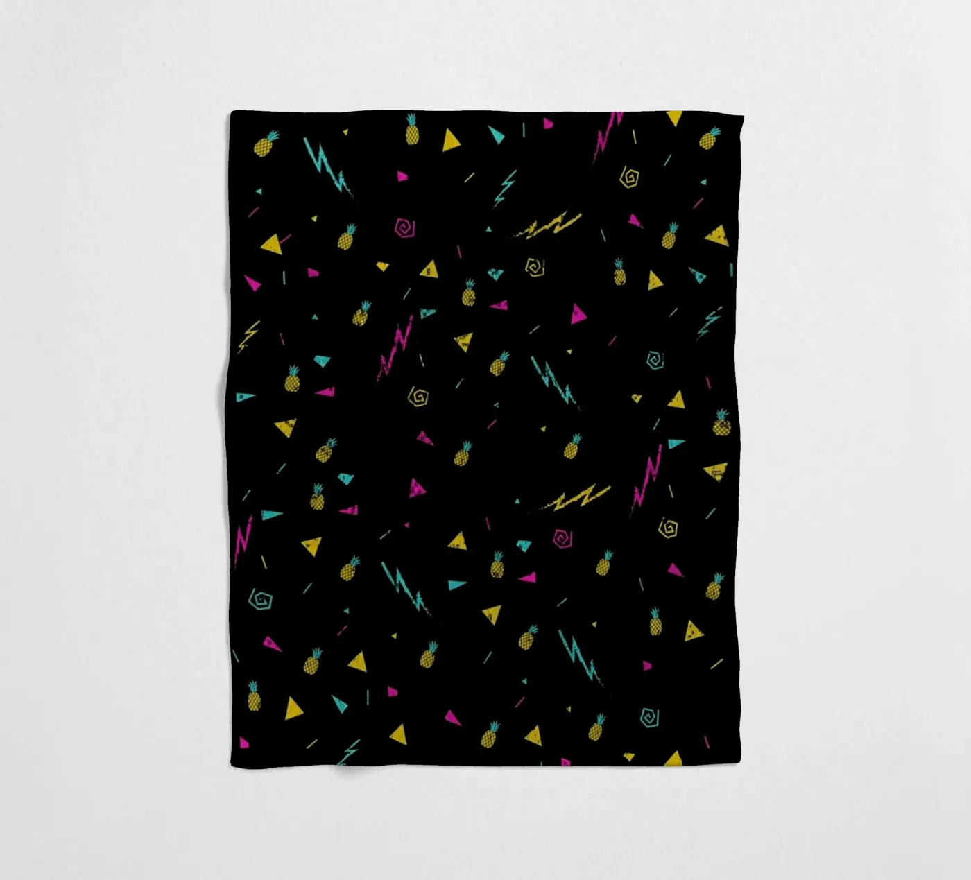 Magic Pineapple fleece blanket by Róbert Farkas