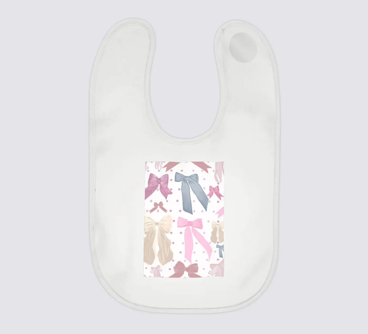 Niedliche Schleifenmuster Babylätzchen von gulsengunel