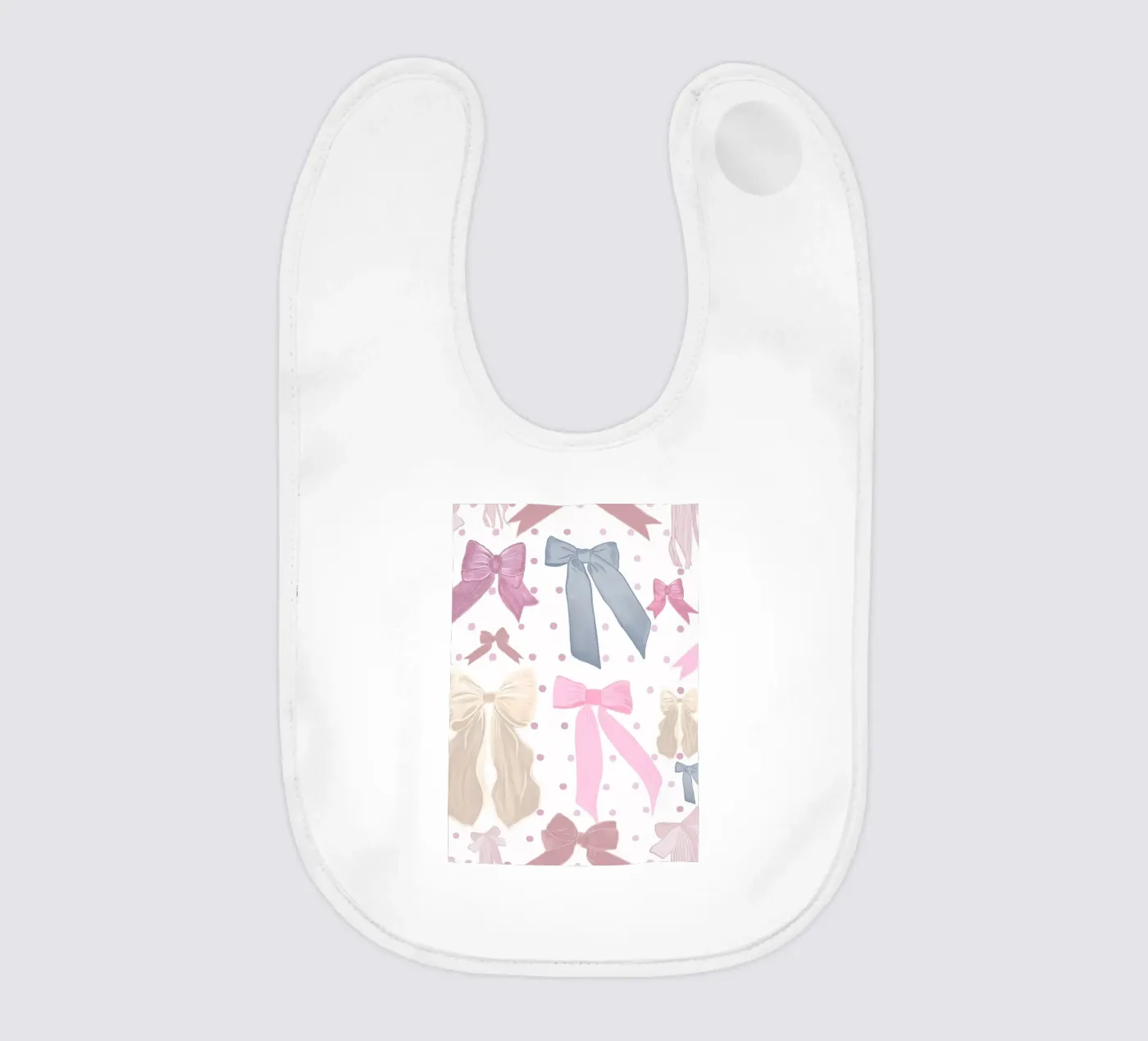 Niedliche Schleifenmuster Babylätzchen von gulsengunel