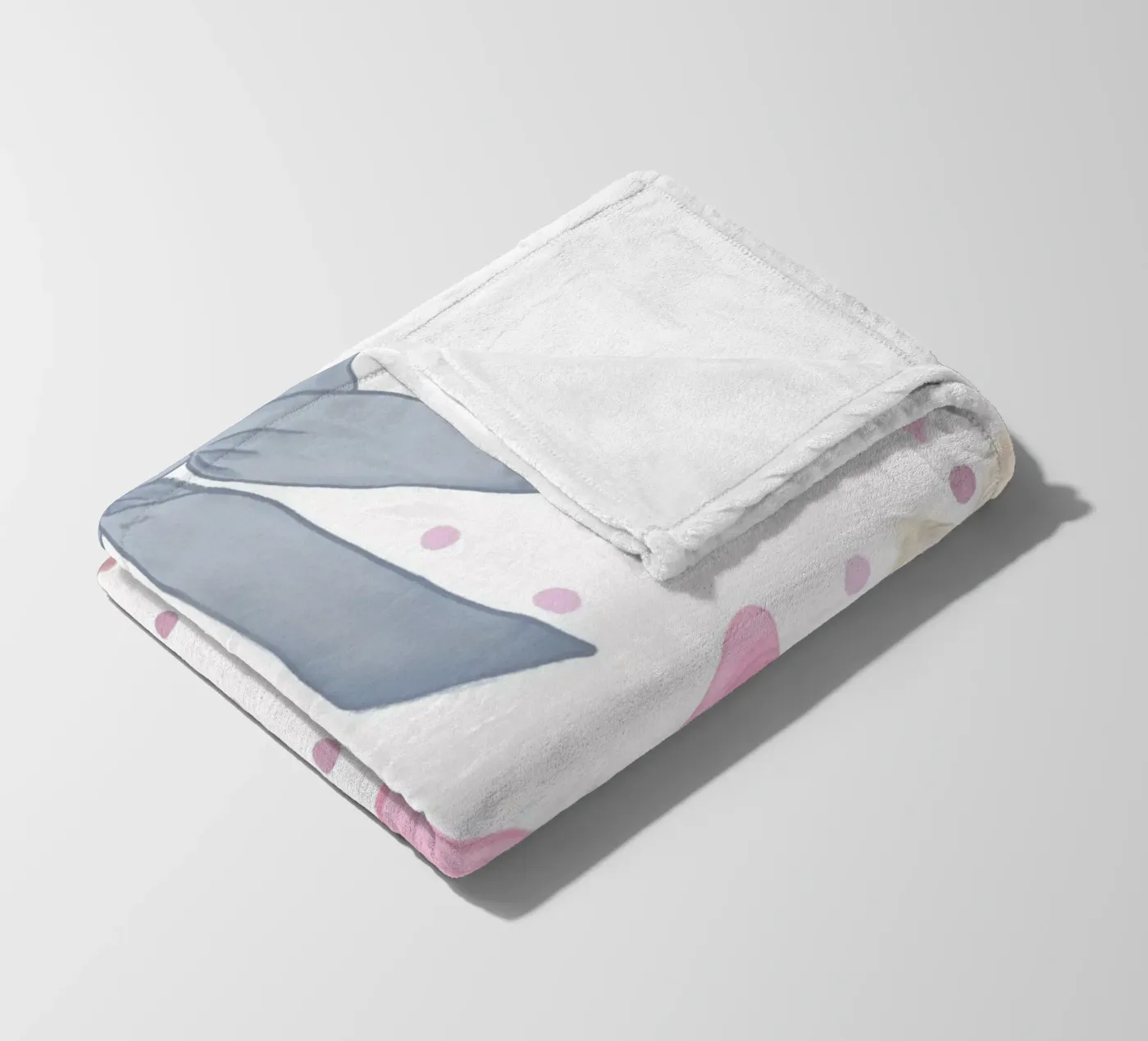 Cute bow ties pattern fleece blanket by gulsengunel