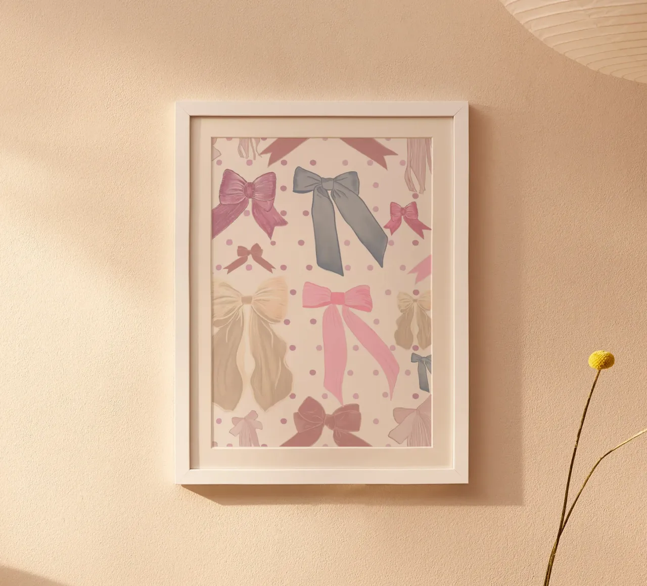 Modello di papillon carino poster da gulsengunel