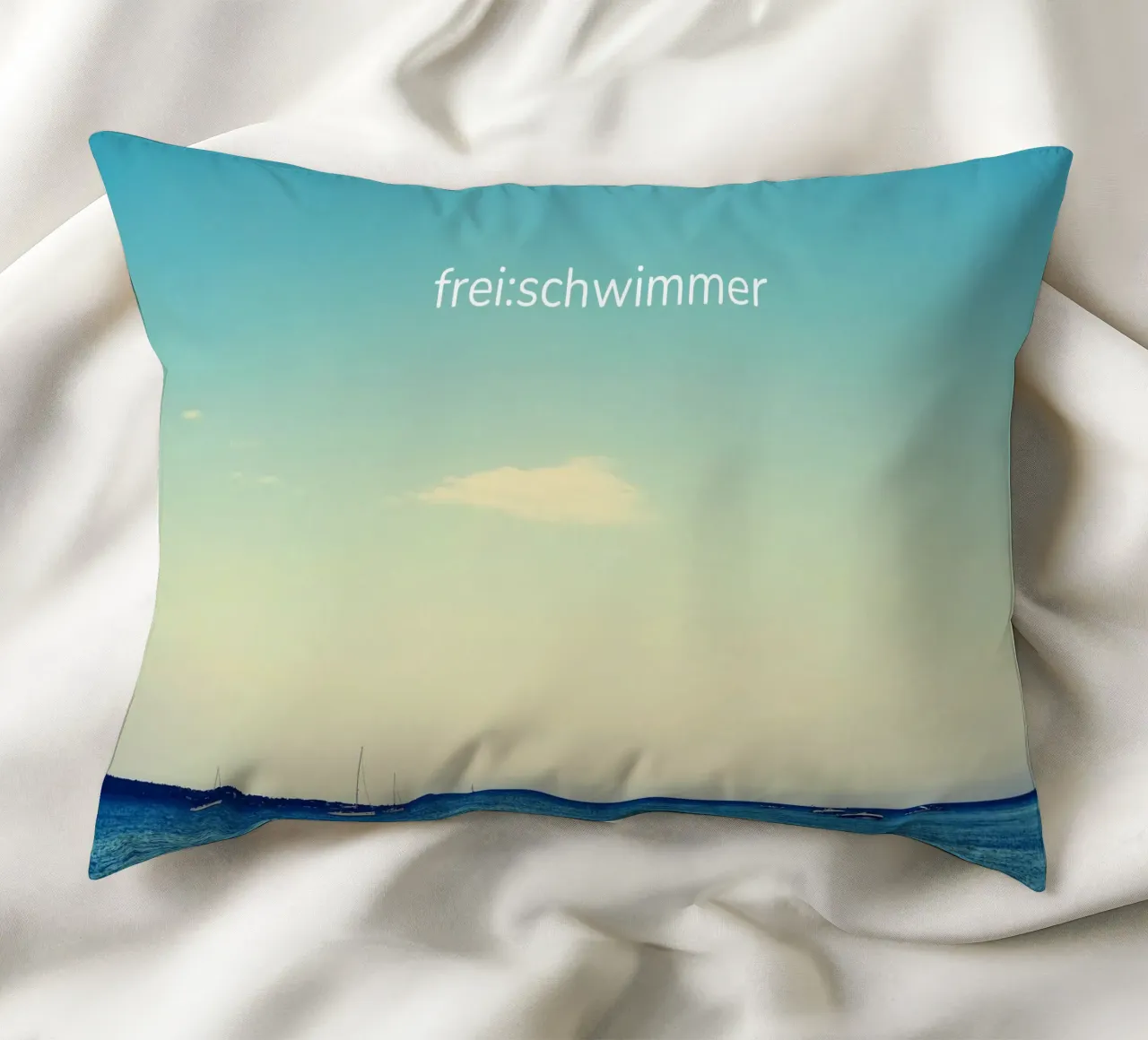 frei:schwimmer - Meeresansicht cuscino da Frida + frei
